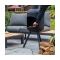 RedFire Gartenkamin mit BBQ-Grill Fuego Groß Schwarz