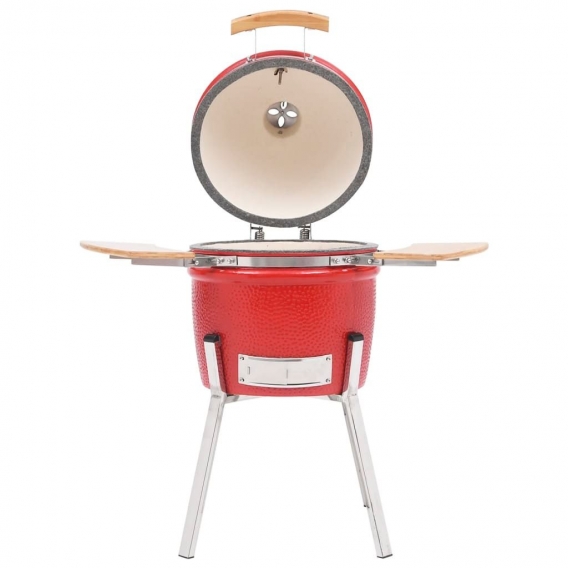 Eleganter - HOMMIE Kamado-Grill und Smoker Keramik 81 cm - Praktischen Design für Garten & Zuhause,