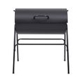 Eleganter - HOMMIE Grill mit 2 Grillrosten Schwarz 80x95x90 cm Stahl - Praktischen Design für Garten & Zuhause,80 x 73 x 90 cm