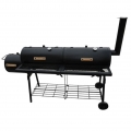 vidaXL Barbecue-Smoker Grill Nevada XL Schwarz