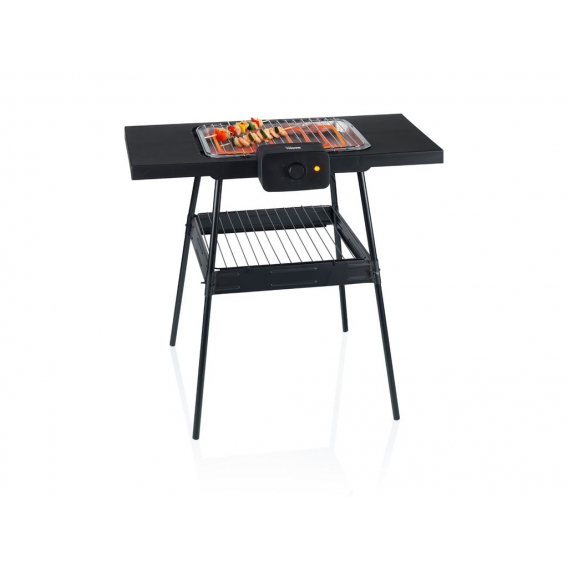 Elektrogrill 2in1 Standgrill oder Tischgrill 36x25cm, 2000 Watt mit Grillzange