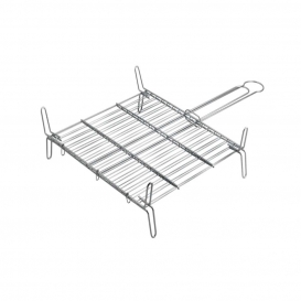 More about Doppelter Grillrost zum Grillen - Zink - 40x40 cm