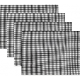 More about AcserGery Packung mit 4 Teflon-Grillmatten, BBQ-Grillgitter, Grillgitter, langlebige Antihaft-Grillmatte, wiederverwendbare Back