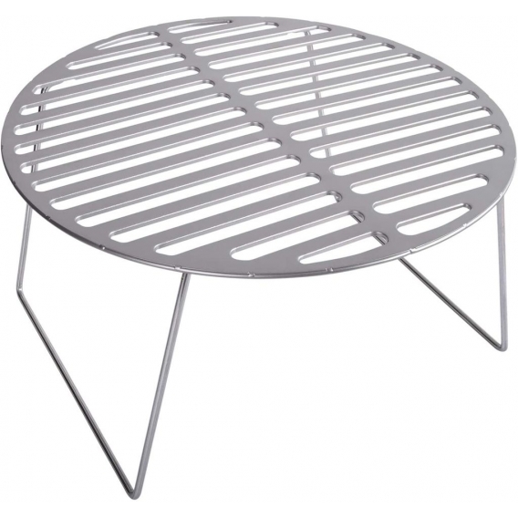 AcserGery Titanium Campfire Grill Rack Faltbarer Outdoor-BBQ Campinggrill Leichter Mini-Holzkohle-Drahtgeflecht Tragbarer kleine