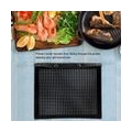 AcserGery Antihaft-BBQ-Auflauftasche, hitzebeständige Mesh-Grilltasche, Outdoor-Grillmatte, Grilltasche, Kupfer-Grillmatte, Gril