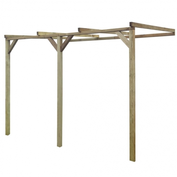 Duolm Terrassen-Pergola 2x3x2,2 m Holz