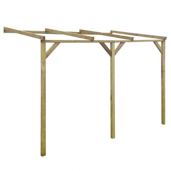 Duolm Terrassen-Pergola 2x3x2,2 m Holz