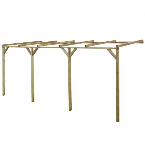 Duolm Terrassen-Pergola 2x5x2,2 m Holz