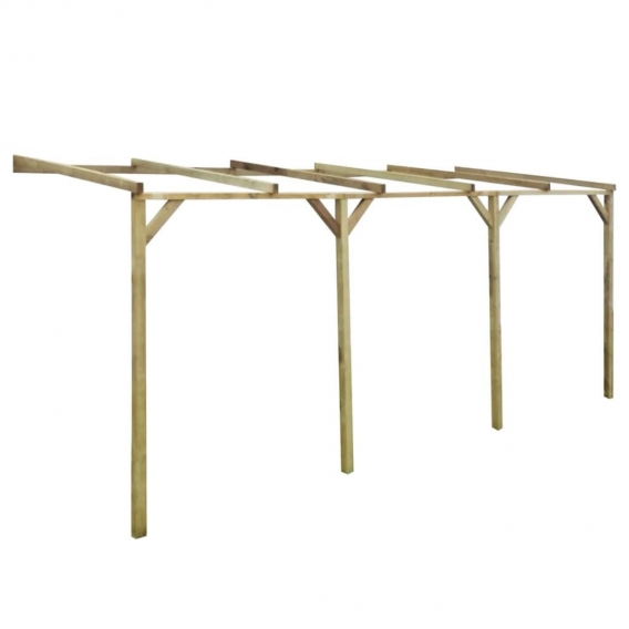 Duolm Terrassen-Pergola 2x5x2,2 m Holz