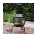 Duolm RedFire Gartenkamin Sauda Bronzen Stahl