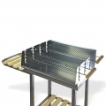 Grillwagen / Holzkohlegrill MONTANA II Gartengrill Barbecue-Grill