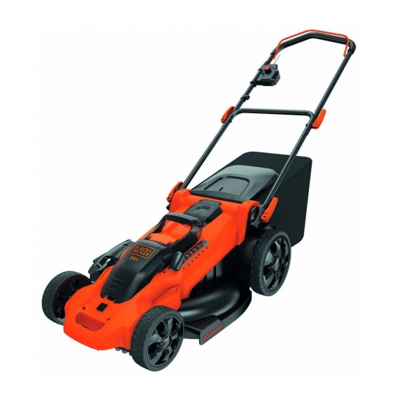 BLACK+DECKER CLMA4820L2 Akku Rasenmäher Autosense 36V 48cm 50L mit 2 Akkus