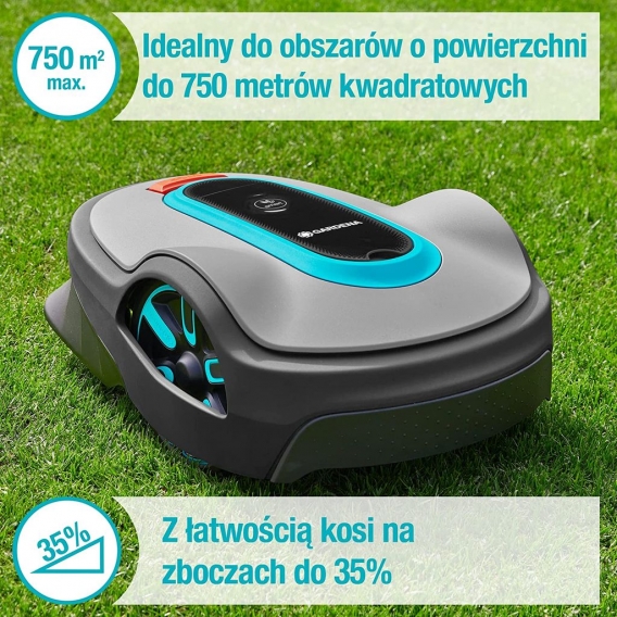 Gardena Mähroboter SILENO life 750 qm PL-Version