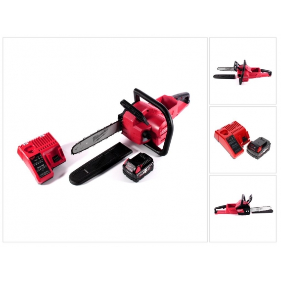 Milwaukee M18 FCHSC-401C Akku Kettensäge 18 V 30 cm Brushless + 1x Akku 4,0 Ah + Ladegerät