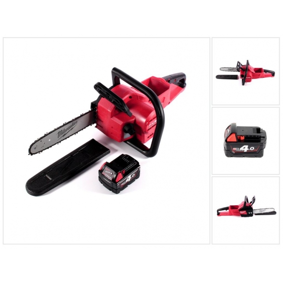 Milwaukee M18 FCHSC-401 Akku Kettensäge 18 V 30 cm Brushless + 1x Akku 4,0 Ah - ohne Ladegerät