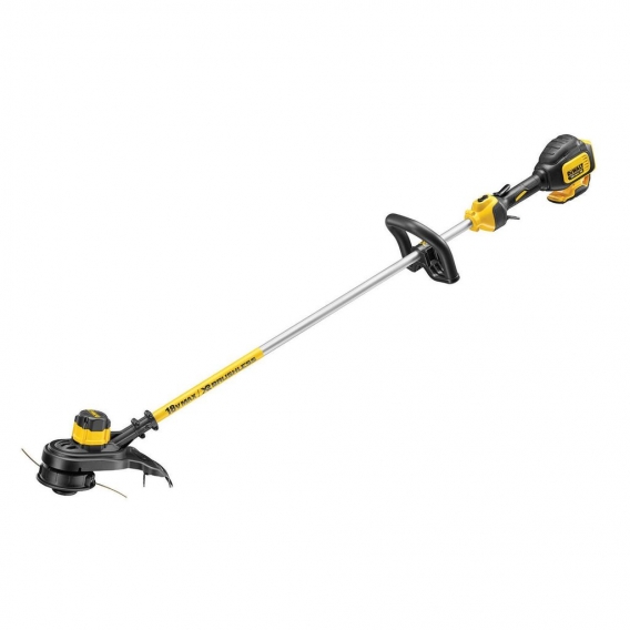 DeWALT DCM561PB-QW Akku-Rasentrimmer 18 V XR geräuscharm inkl. Trimmerspule und Schutzhaube - Bürstenloser Motor - Basic ohne Ak