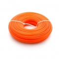 Orange Mähfaden Trimmerfaden 2,4mm x 100 m Rund Rasentrimmer Faden Ersatzfaden Nylonfaden für Rasentrimmer Motorsense Freischnei