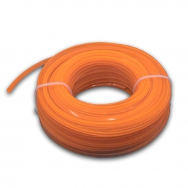 More about vhbw Universal Trimmer-Faden kompatibel mit Rasenmäher, Rasentrimmer - Ersatz-Faden, Orange, 2,4 mm x 15 m, Viereckig