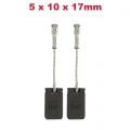 2x Kohlebürsten Motorkohlen 5x10x17mm für Bosch GWS 14-125 C 0 601 384 737 0 601 384 748 0 601 384 750 0 601 384 803 0 601 384 8