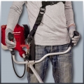 Einhell Benzin-Sense GC-BC 43 I AS, Leistung 1,3 kW, Hubraum 43 cm³, Schnittbreite Faden 45 cm, Schnittbreite Messer 25,5 cm, 34