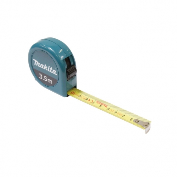 Makita Maßband 3,5 m x 16 mm Stoppfunktion Rollbandmaß 2-seitig messen B-57130