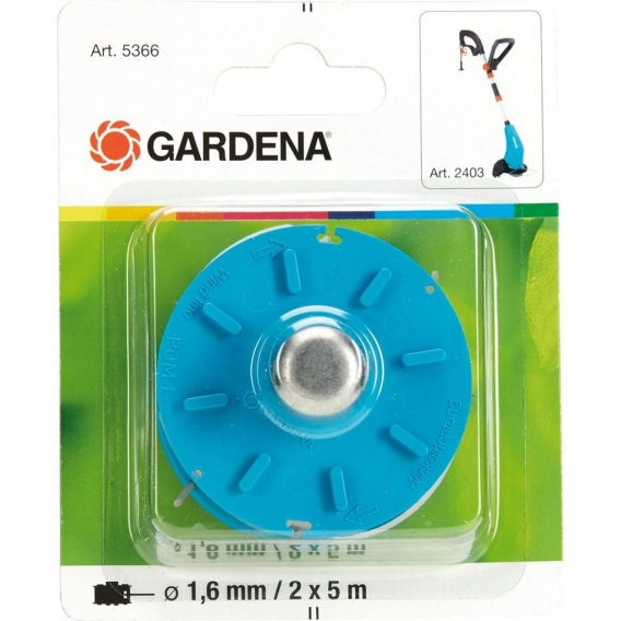 Gardena Ersatzfadenspule 5366-20 austauschbare Fadenspule für Turbotrimmer