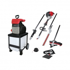 More about SCHEPPACH Paket Leiser Elektro-Häcksler - 2800 W - GS50 - ProCut 4-in-1-Multifunktionswerkzeug - 1,8 PS - MFH5200-4P