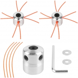 More about AcserGery 2X Universal-Aluminium-Bürsten-Schneidkopf Nylonfaden-Rasentrimmerkopf (2X Orange)