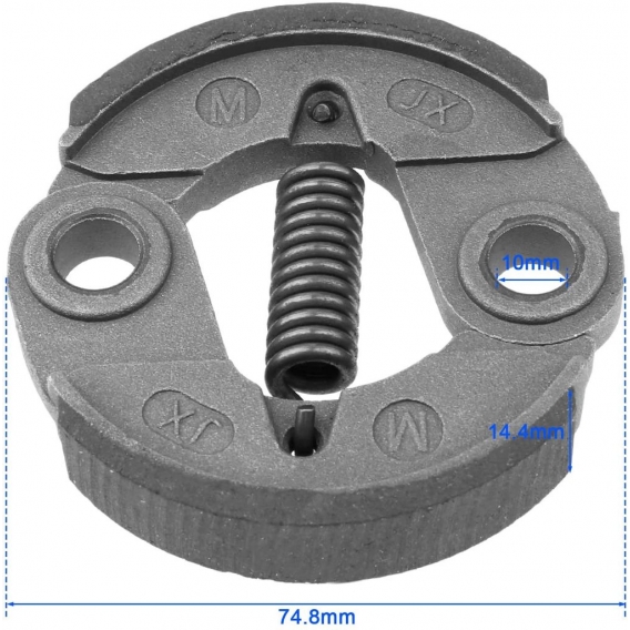 AcserGery Freischneiderkupplung Aluminium Trimmerkupplung 33CC 43CC 52CC Rasenmäher Ersatzteile