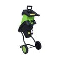 vidaXL Elektrischer Gartenhäcksler mit 2 Ersatzklingen 2400 W