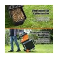 TOPSHAK TS-WS2 60L 2800W Pro Leisehäcksler Garten Häcksler Holzhäcksler Messerhäcksler