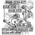 Reparatursatz,Trag-/F?hrungsgelenk Vorne von Febest (HBJB-JZ) Reparatursatz Radaufhängung Reparatursatz,Traggelenk, Reparatursat