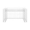 TOP Seller® Eleganter Rasenmäher-Garage mit Hochbeet 110x80x60 cm Stahldraht BEST Produkt Design Deutschland,Einfach zu montiere