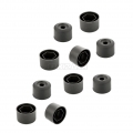 10x Radschrauben Kappen 17mm schwarz für MAZDA HONDA TOYOTA SUZUKI MITSUBISHI