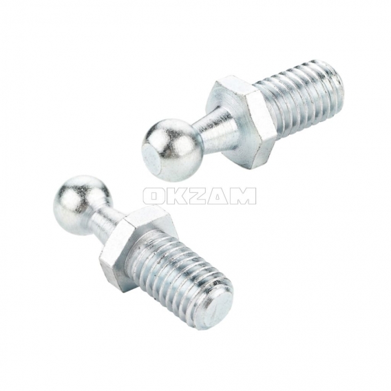 2x Kugelzapfen Kugelkopf M10 10mm Gasdruckfeder DIN71803 für AUDI PORSCHE