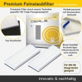 Feinstaubfilter mit Filterschutz (2 Stück) für 360 S6 Staubsaugroboter