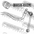 Stabilisatorlager Hinten Links oder Rechts von Febest (BMSB-E82R) Lagerung Radaufhängung