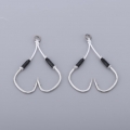 2 Stück Steel Fishing Jig Barbed Hooks Größe EIN