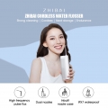 Xiaomi Youpin Zhibai Schnurloses Wasserflosser-Zahnreinigungswerkzeug Doppelduesen Design Wiederaufladbare tragbare IPX7-wasserd