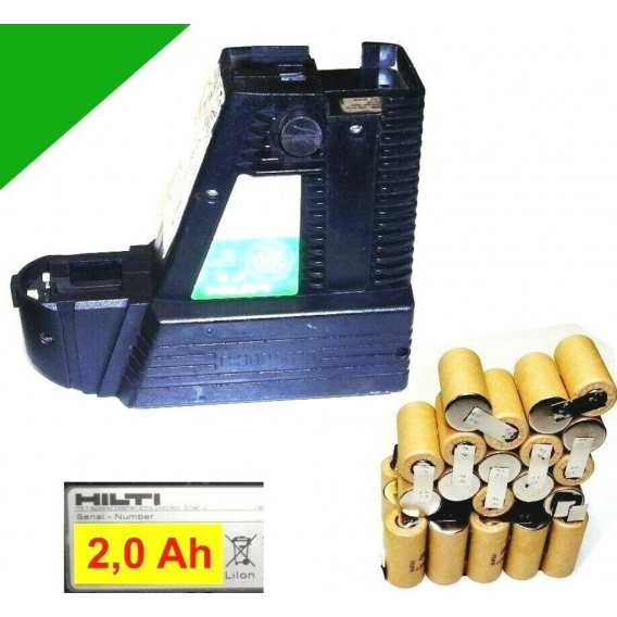 Reparatur Zellentausch für Original Hilti Akku 36 V  BP10  2  Ah NiCd  2000 mAh  HP-2000