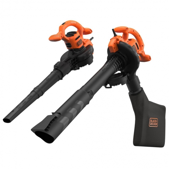 Black + Decker BEBLV260-QS 3-in-1 - Laubsauger - schwarz/orange