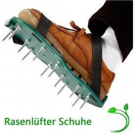 More about Rasenbelüfter Rasenlüfter Schuhe,Vertikutierer Rasen Nagelschuhe mit Verstellbare Gurte und Metal,Universalgröße Stachelschuhe f