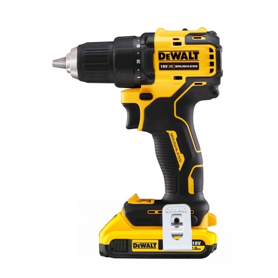 Dewalt Akku-Bohrschrauber DCD708D2T-QW 18 V, 2 Akkus 2 Ah, Ladegerät, TSTAK-Box