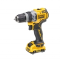 DeWALT Akku-Bohrschrauber DCD703L2T-QW 12V inkl. 2x 3Ah Akkus, Ladegerät, 4 Wechselköpfen, TSTAK-Box