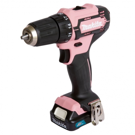 Makita DF333DWAP2 Akku Bohrschrauber Pink 12V Li-Ion Cxt