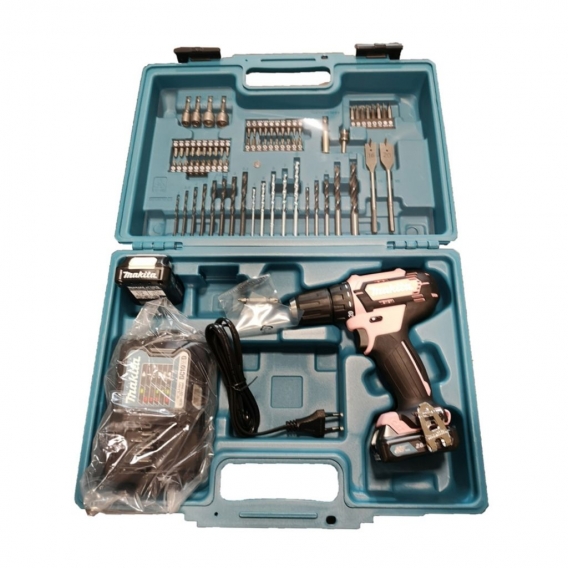 Makita DF333DWAP2 Akku Bohrschrauber Pink 12V Li-Ion Cxt