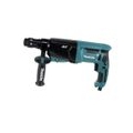 Makita HR 2631 FTJ Kombihammer 800 W SDS Plus + Schnellspannbohrfutter + Bohrer und Meißel Set 11 tlg. PGM  + Makpac