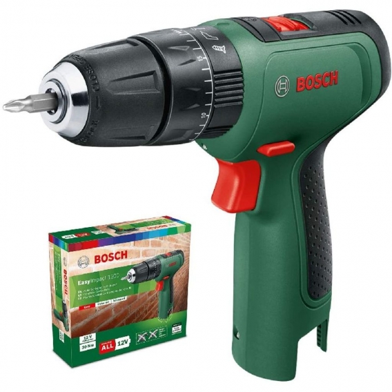 Bosch Akku Bohrschrauber EasyImpact 1200 (Ohne Akku, 12 Volt System, im Karton)