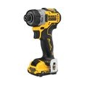 DeWALT Akku-Schrauber DCF601D2-QW 12V 2Ah, 1/4 Aufnahme, 8 Nm Drehmoment - inkl Akkus und Zubehör