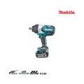 MAKITA 18V bürstenloser Schlagbolzen - 2 Batterien BL1850B 5.0Ah - 1 Schnellladegerät DC18RC DTW1001RTJ